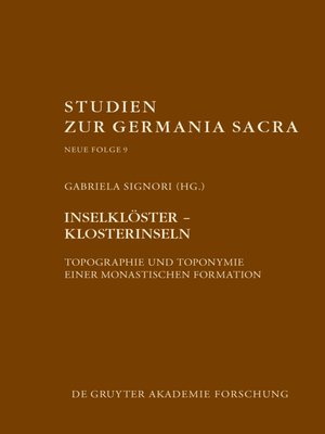 cover image of Inselklöster – Klosterinseln